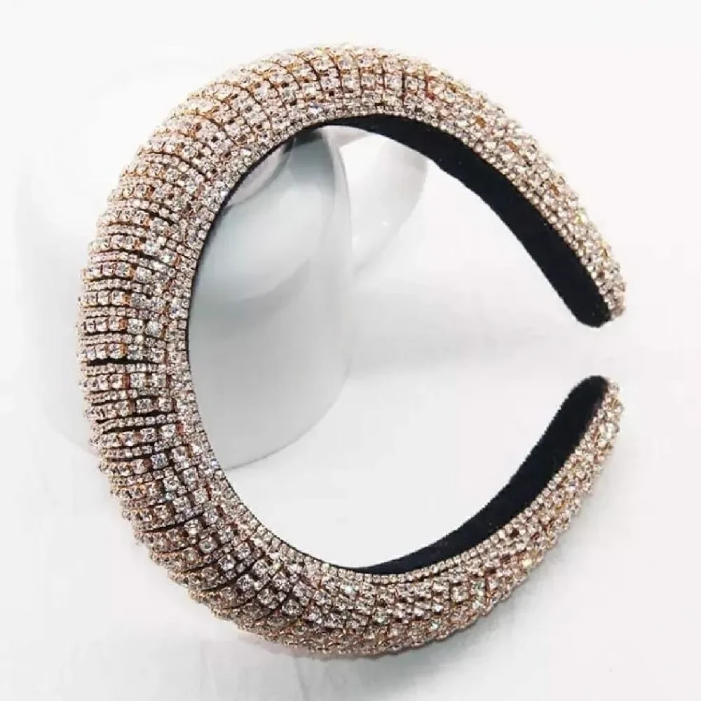 Rhinstone Headband- 6 colors available
